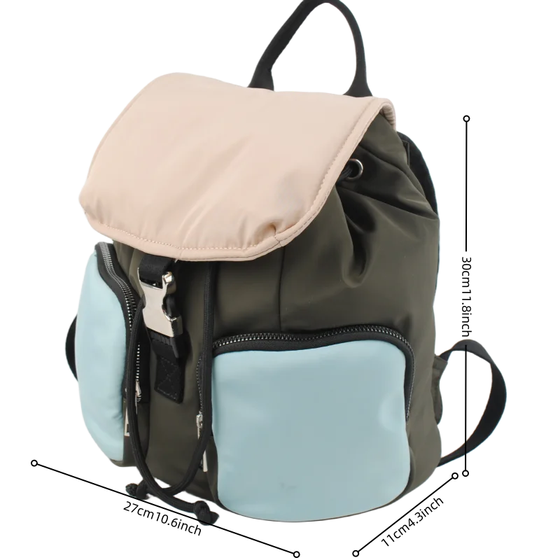 Mochila Anti-furto Feminina Bolsa De Ombro De Alça Dupla Multifuncional Bolsa Saco Ajustável