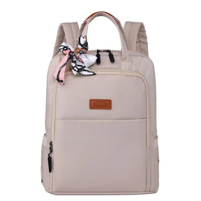 Mochila Multifuncional Impermeável De Grande Capacidade Para Mulheres Decoração De Laço