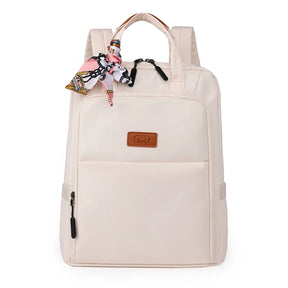 Mochila Multifuncional Impermeável De Grande Capacidade Para Mulheres Decoração De Laço