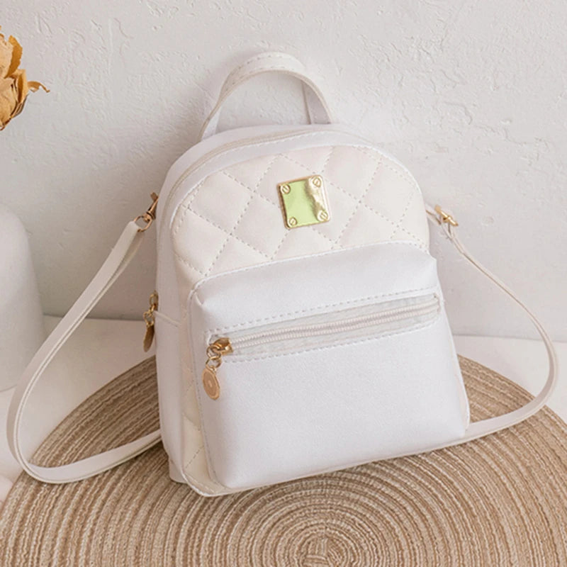 Mochila De Ombro Pequena Função Bolsa Telefone E Cosméticos  Mochila De Pequena Capacidade Com Alças Ajustáveis