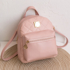 Mochila De Ombro Pequena Função Bolsa Telefone E Cosméticos  Mochila De Pequena Capacidade Com Alças Ajustáveis