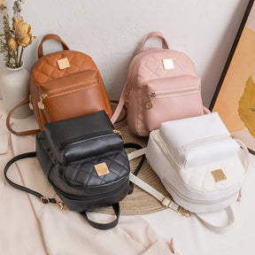Mochila De Ombro Pequena Função Bolsa Telefone E Cosméticos  Mochila De Pequena Capacidade Com Alças Ajustáveis