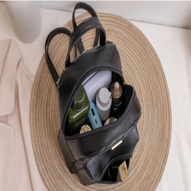Mochila De Ombro Pequena Função Bolsa Telefone E Cosméticos  Mochila De Pequena Capacidade Com Alças Ajustáveis