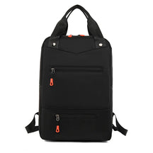 Mochila De Viagem Design Quadrado Com Compartimentos Bolsa De Alta Capacidade