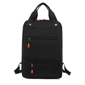 Mochila De Viagem Design Quadrado Com Compartimentos Bolsa De Alta Capacidade
