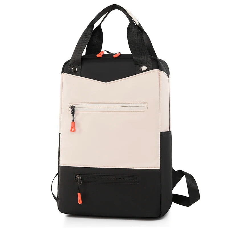 Mochila De Viagem Design Quadrado Com Compartimentos Bolsa De Alta Capacidade