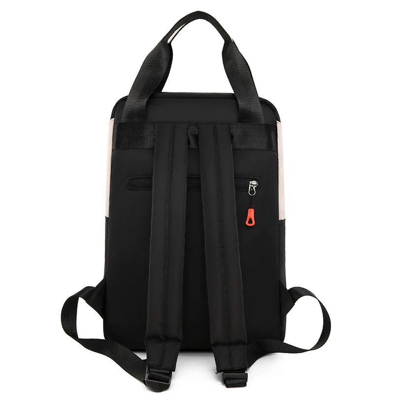 Mochila De Viagem Design Quadrado Com Compartimentos Bolsa De Alta Capacidade