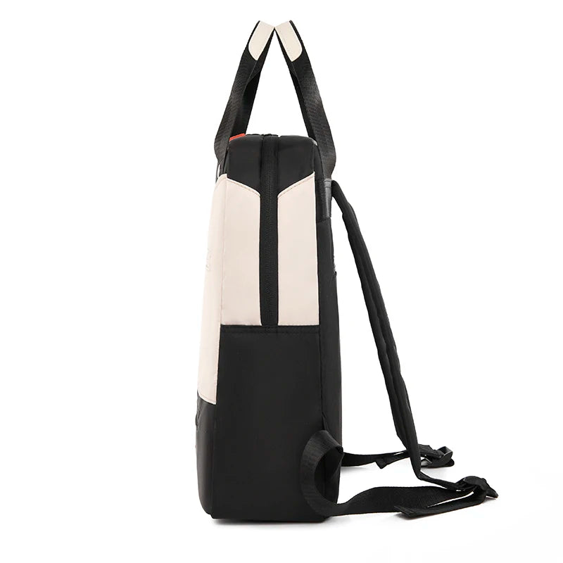 Mochila De Viagem Design Quadrado Com Compartimentos Bolsa De Alta Capacidade