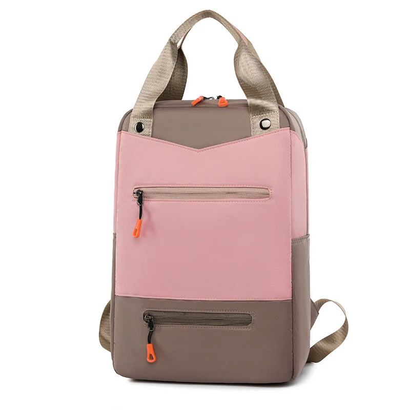Mochila De Viagem Design Quadrado Com Compartimentos Bolsa De Alta Capacidade