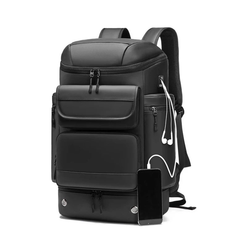 Mochila Para Laptop Moda Empresarial Bolsa Com Grande Capacidade Compartimentos Para Homens