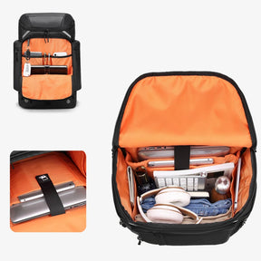 Mochila De Viagem Multifunções Moda Empresarial Bolsa Impermeável  Com Compartimentos
