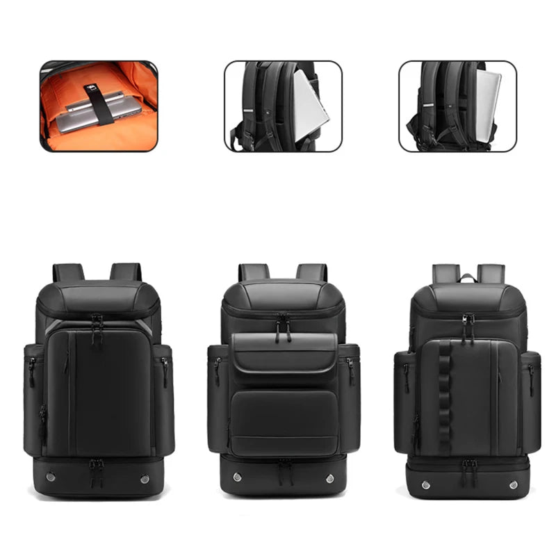 Mochila Para Laptop Moda Empresarial Bolsa Com Grande Capacidade Compartimentos Para Homens