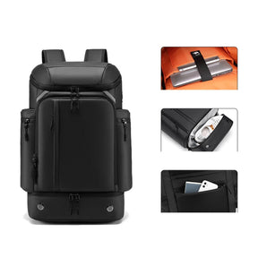 Mochila Para Laptop Moda Empresarial Bolsa Com Grande Capacidade Compartimentos Para Homens