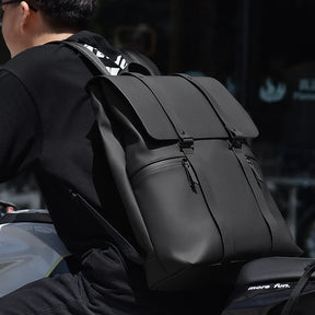 Mochila Monocromática de Viagem Impermeável Multifuncional