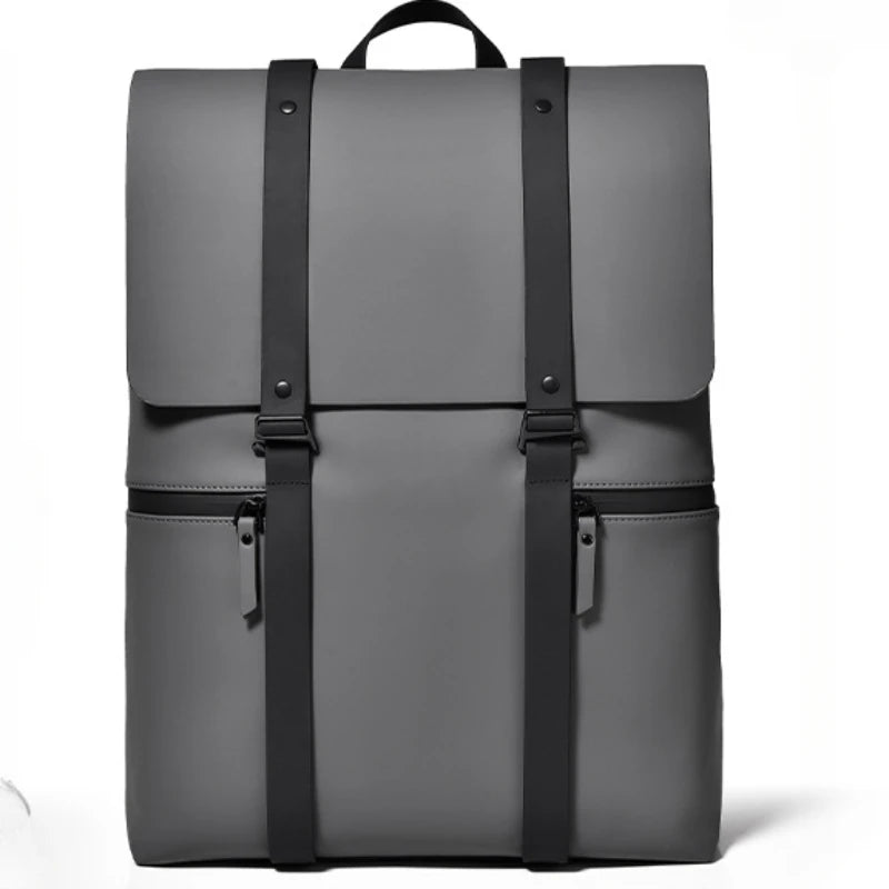 Mochila Monocromática de Viagem Impermeável Multifuncional