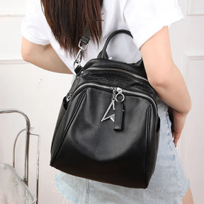 Mochila Para Passeio Feminina Bolsa De Ombro Chaveiro Estrela