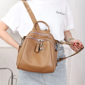 Mochila Para Passeio Feminina Bolsa De Ombro Chaveiro Estrela