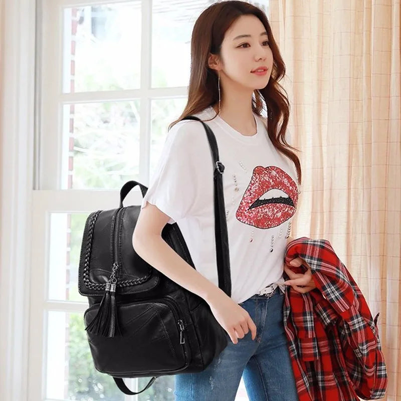 Mochila De Ombro Para Passeio Com Alças Ajustáveis Bolsa Impermeável