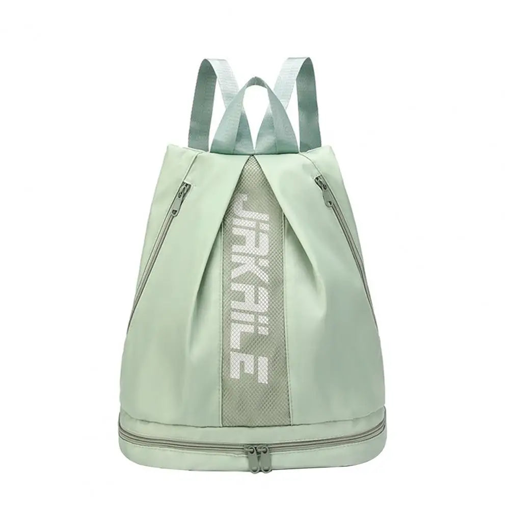 Mochila Esportiva Ajustável Saco Zíper De Grande Capacidade Mochila De Ombro