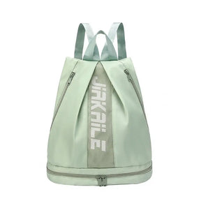 Mochila Esportiva Ajustável Saco Zíper De Grande Capacidade Mochila De Ombro