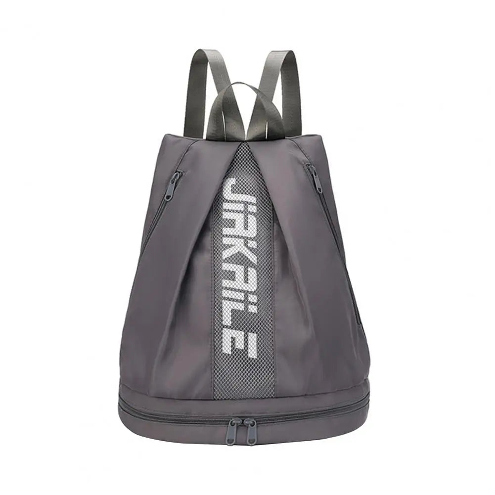 Mochila Esportiva Ajustável Saco Zíper De Grande Capacidade Mochila De Ombro