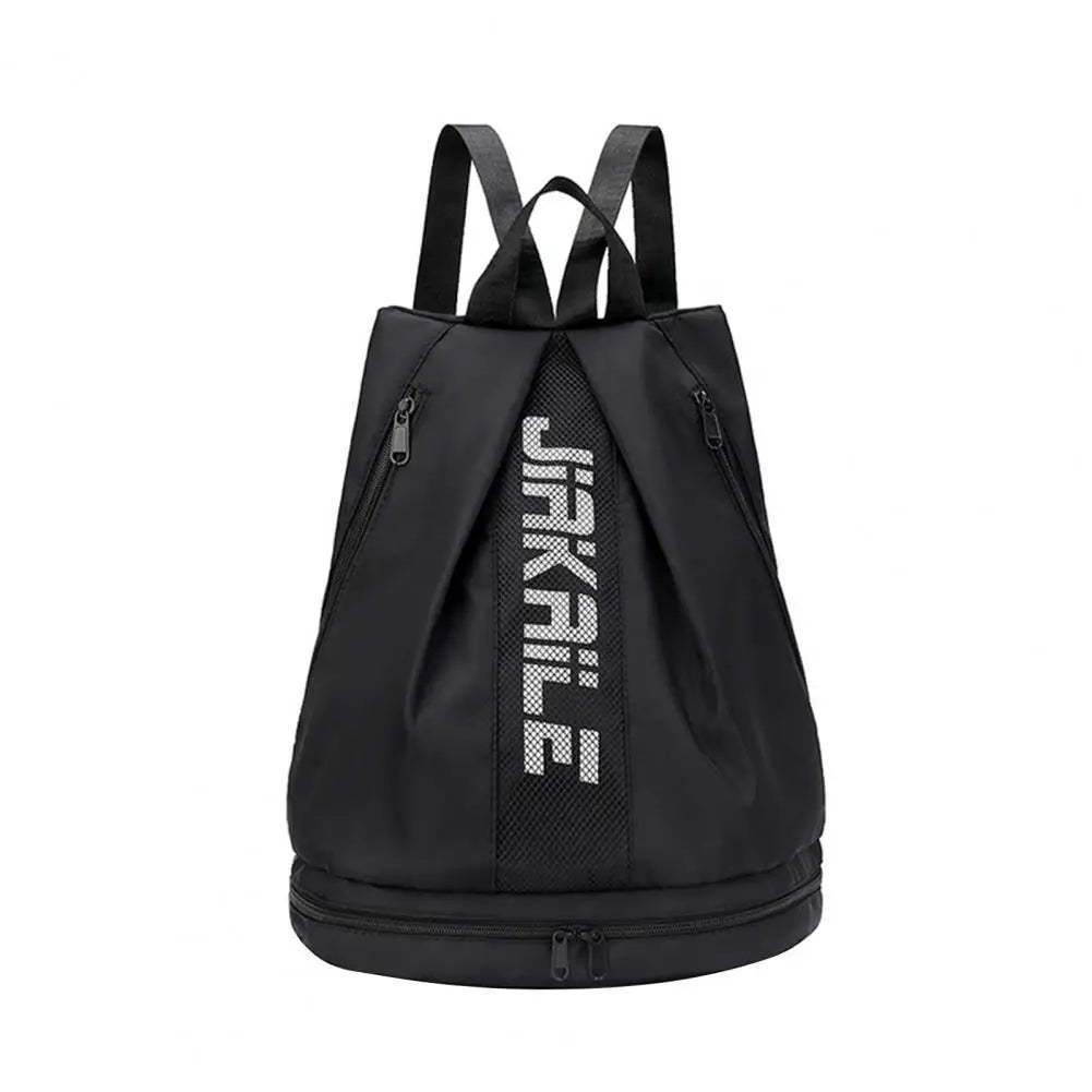 Mochila Esportiva Ajustável Saco Zíper De Grande Capacidade Mochila De Ombro