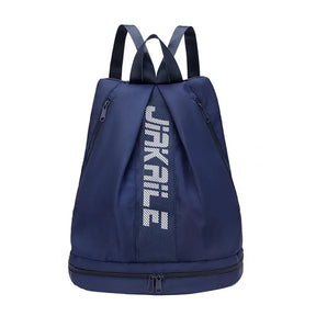 Mochila Esportiva Ajustável Saco Zíper De Grande Capacidade Mochila De Ombro