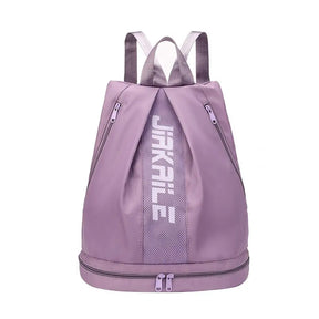 Mochila Esportiva Ajustável Saco Zíper De Grande Capacidade Mochila De Ombro