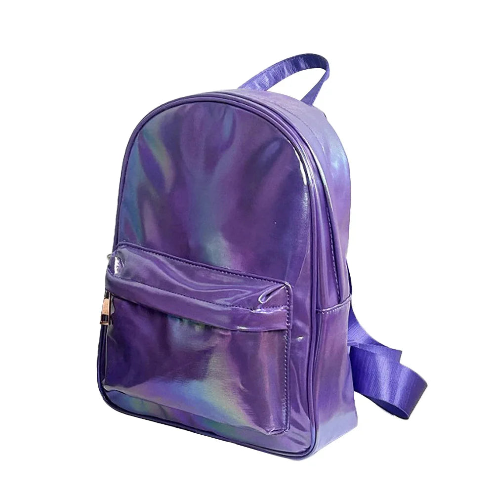 Mochila Para Passeio Impermeável De Grande Capacidade Mochila Holográfica Para Meninas