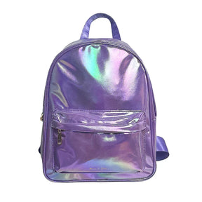 Mochila Para Passeio Impermeável De Grande Capacidade Mochila Holográfica Para Meninas