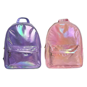 Mochila Para Passeio Impermeável De Grande Capacidade Mochila Holográfica Para Meninas