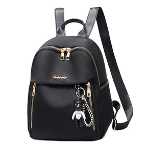 Mochila Escolar Para Meninas Com Alças Reguláveis De Alta Qualidade Chaveiro Boneco