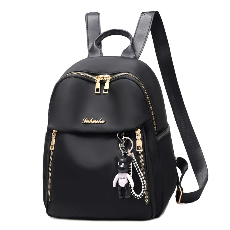Mochila Escolar Para Meninas Com Alças Reguláveis De Alta Qualidade Chaveiro Boneco