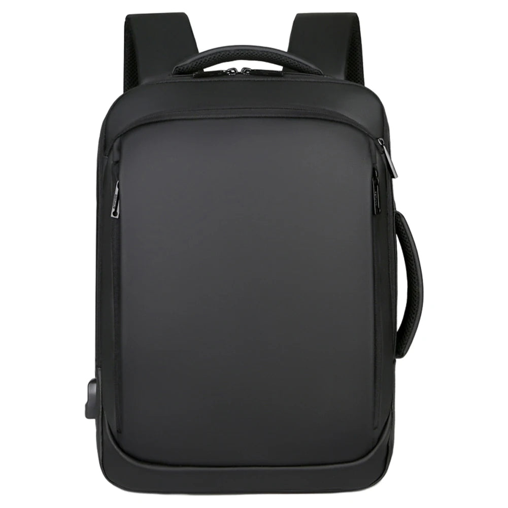 Mochila De Negócios Multifuncional Com Carregamento USB Design Mala Bagagem