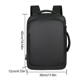 Mochila De Negócios Multifuncional Com Carregamento USB Design Mala Bagagem