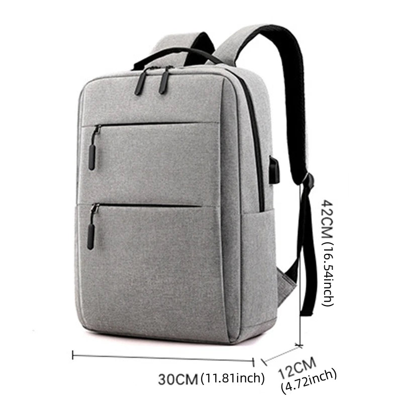 Mochila Impermeável Multifuncional com Compartimentos e USB integrado