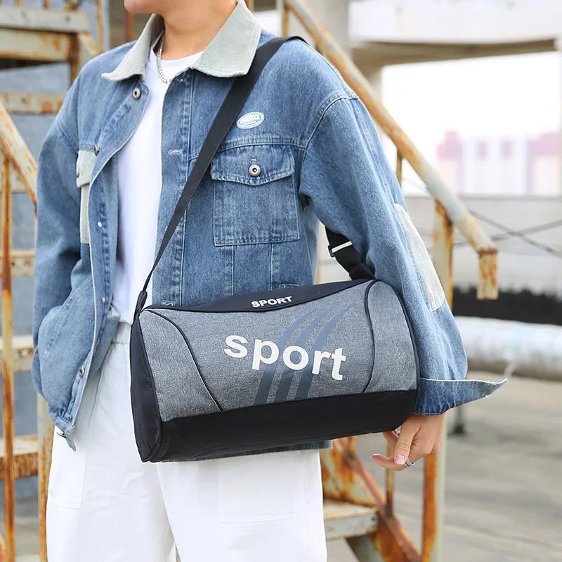 Mochila Esportiva De Ombro Para Homens Bolsa De Viagem Corrida Caminhada Moda Versátil