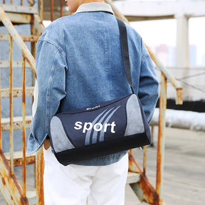 Mochila Esportiva De Ombro Para Homens Bolsa De Viagem Corrida Caminhada Moda Versátil