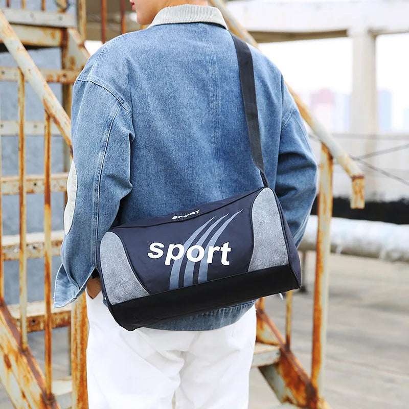 Mochila Esportiva De Ombro Para Homens Bolsa De Viagem Corrida Caminhada Moda Versátil