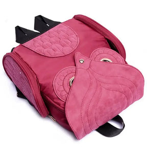 Mochila Feminina de Ombro  Casual com Design de Coruja