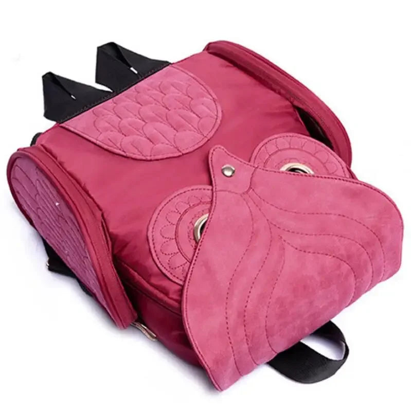 Mochila Feminina de Ombro  Casual com Design de Coruja