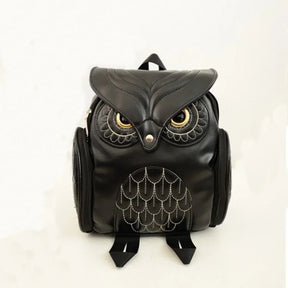 Mochila Feminina de Ombro  Casual com Design de Coruja