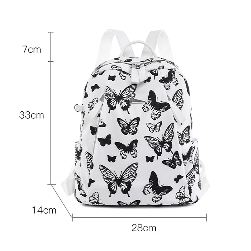 Mochila De Ombro Multifuncional Estampada Para Meninas Moda 2024