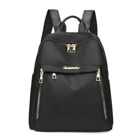 Mochila Feminina Multifuncional Para Passeio Com Chaveiro E Alça Dupla Bolsa Casual Versátil