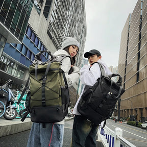 Mochila De Viagem Grande Capacidade Mochila  Acampamento Dupla Função