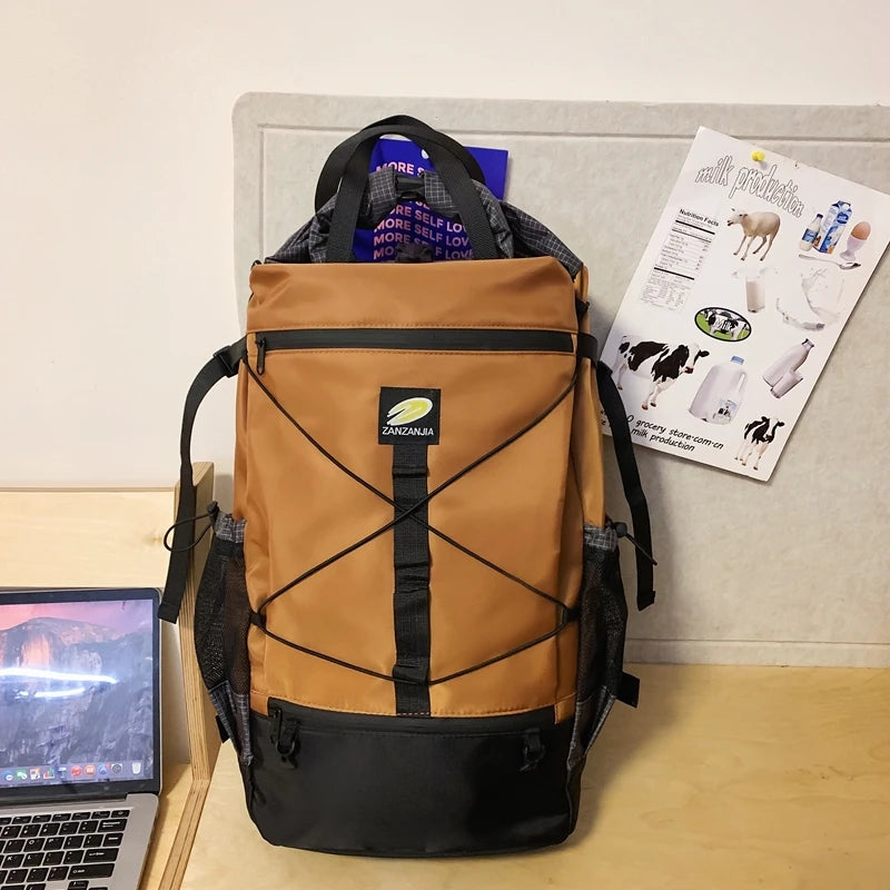 Mochila De Viagem Grande Capacidade Mochila  Acampamento Dupla Função