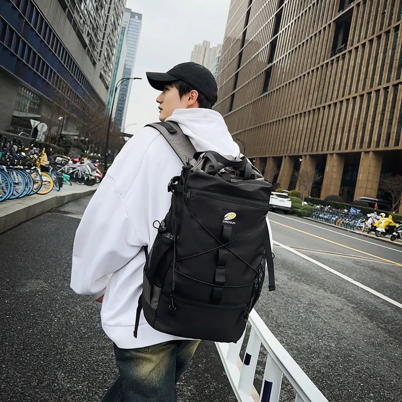 Mochila De Viagem Grande Capacidade Mochila  Acampamento Dupla Função