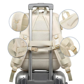 Mochila De Viagem Grande Capacidade Casual Para Mulheres Mochila Multifuncional Com Compartimentos