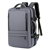 Mochila De Viagem De Negócios Multifuncional com Carregamento USB De Grande Capacidade Com Compartimentos Bolsa Impermeável
