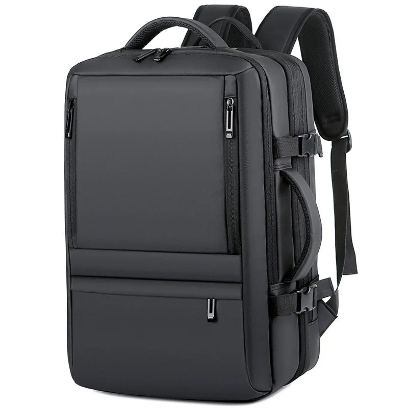Mochila De Viagem De Negócios Multifuncional com Carregamento USB De Grande Capacidade Com Compartimentos Bolsa Impermeável